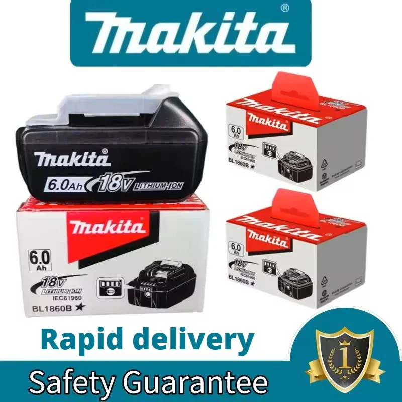 

Original Makita 18V Battery 6Ah For Makita BL1840 BL1830 BL1850 BL1860 BL1815 Replacement Lithium Battery【Rapid delivery】