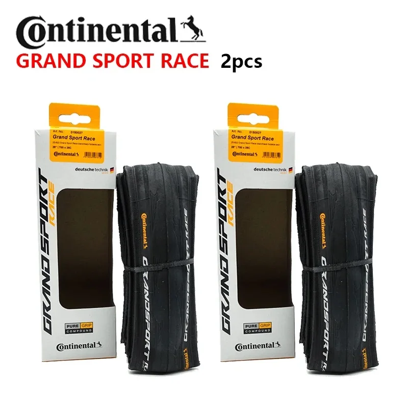 Continental GRAND SPORT-neumático para bicicleta de carretera, 2 piezas, plegable, antiperforación, 700x2, 3c/700x2, 5c/700x2, 8c/700x32c