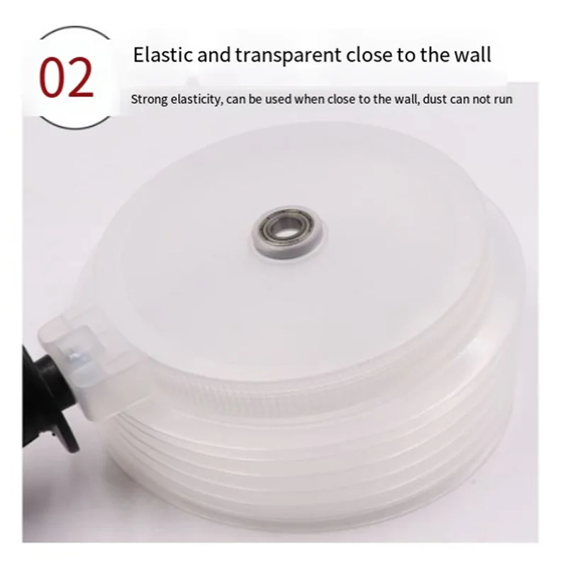 

2Pc Electric Hammer Drill Dust Collector Hole Opener Dust Collector Cover Dustproof Hole Saw Drill Bit Cover With Handle-A50M