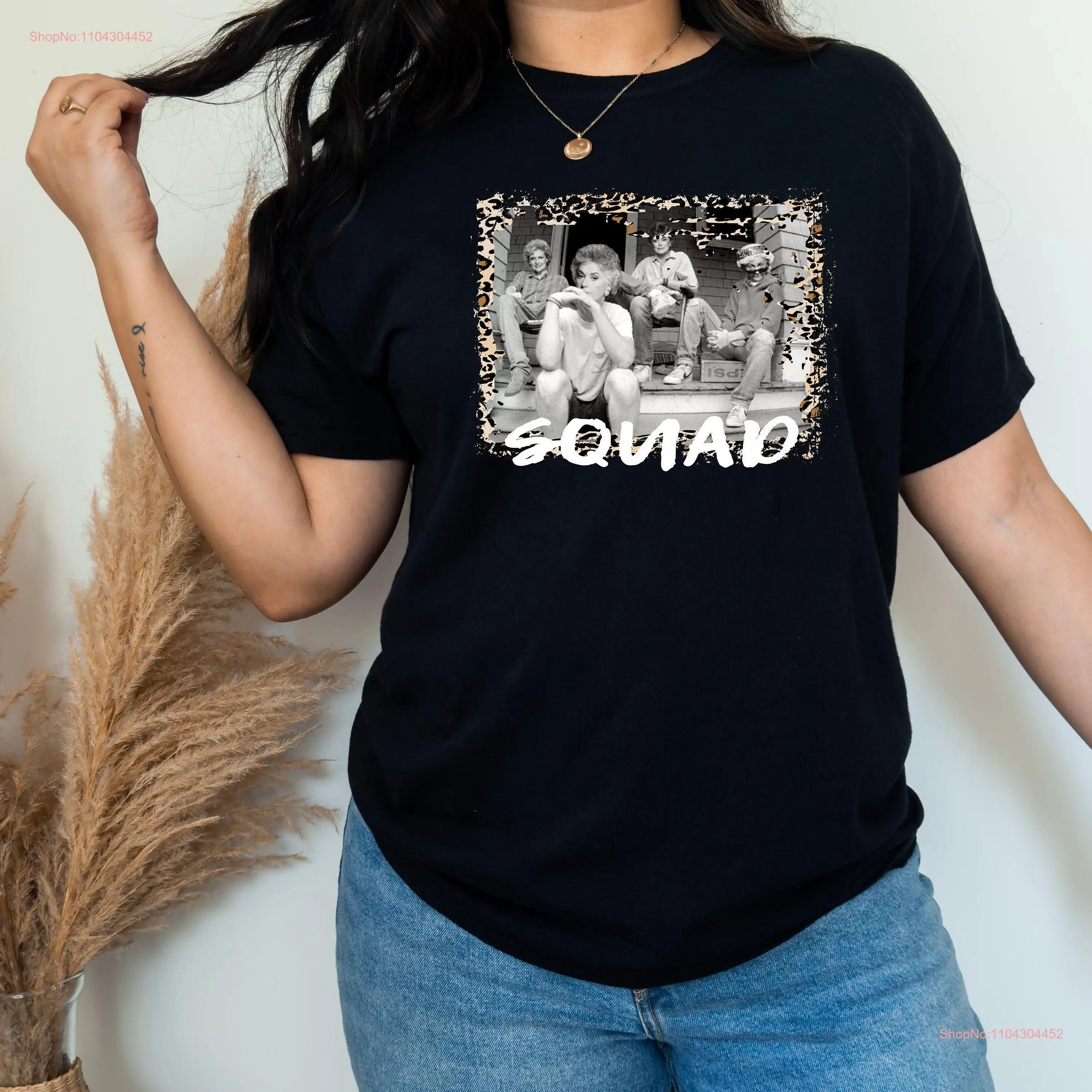 Squad Golden Girls T Shirt Best Friends Trip Group for Friend Stay long or short sleeves