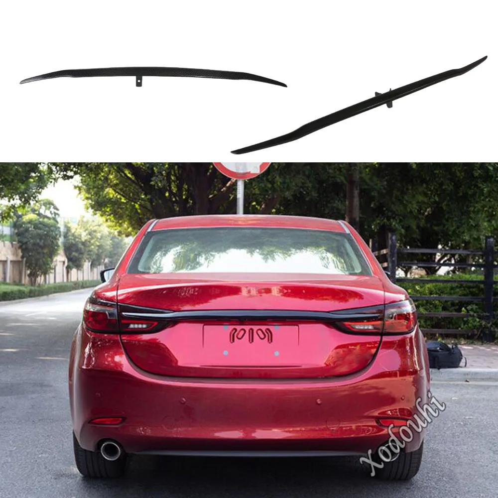 For Mazda 6 Mazda6 2020 2021 2022 2023 Car Body Cover Protection Bumper ABS Trim Rear Back Tail Bottom Hoods Pedal Moulding 1Pcs