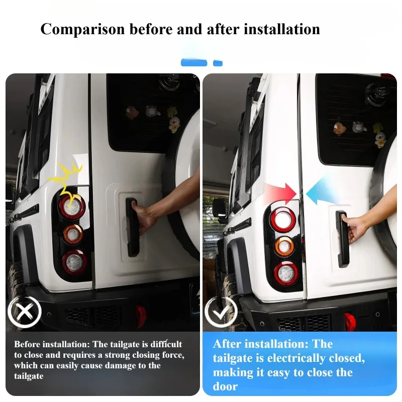 For BJ BAIC 212 T01 2025 2026 Electric Suction Tailgate Car Trunk Rear Door Intelligent Automatic Electric Suction Lock Switch detail image 2