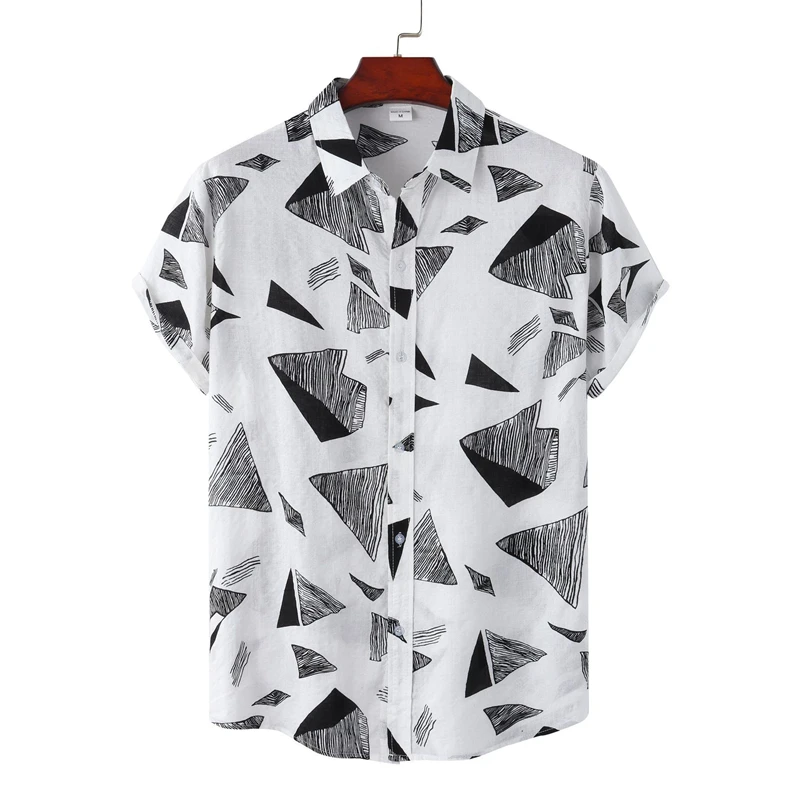

Street Casual Shirt Men's Clothing 3D Printed Graphic Stripes Daily Lapel Button Shirts Blood Skull Personality Comfortable Top