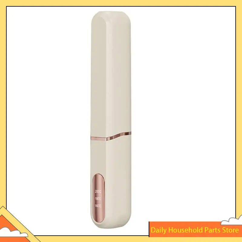 【Gran venta】Mini peine caliente negativo, cepillo alisador portátil inalámbrico, alisador de pelo para mujeres C