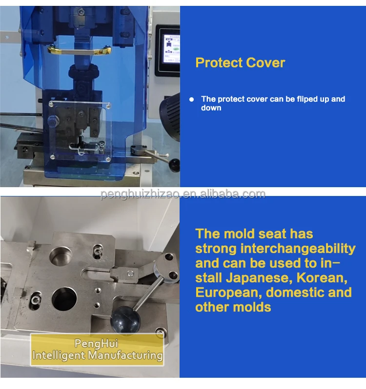 2025 رائجة البيع التلقائي قابل للتعديل 30 مللي متر/40 مللي متر العمل السكتة الدماغية سيرفو محطة العقص آلة #5