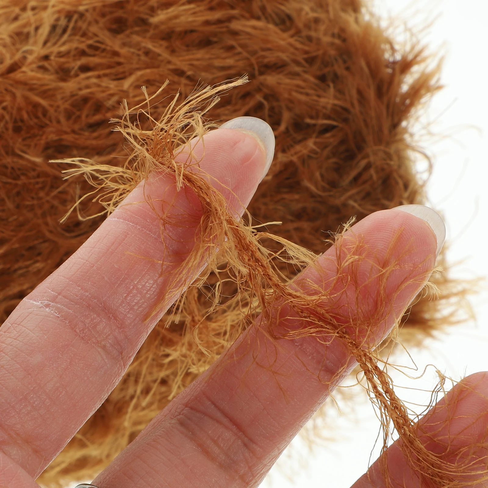 

1 Roll Crochet Yarn Water Mink Soft Supple Multi-Function DIY Knitting Yarn for Household Crafts Supple Acrylic Fibers Yarns