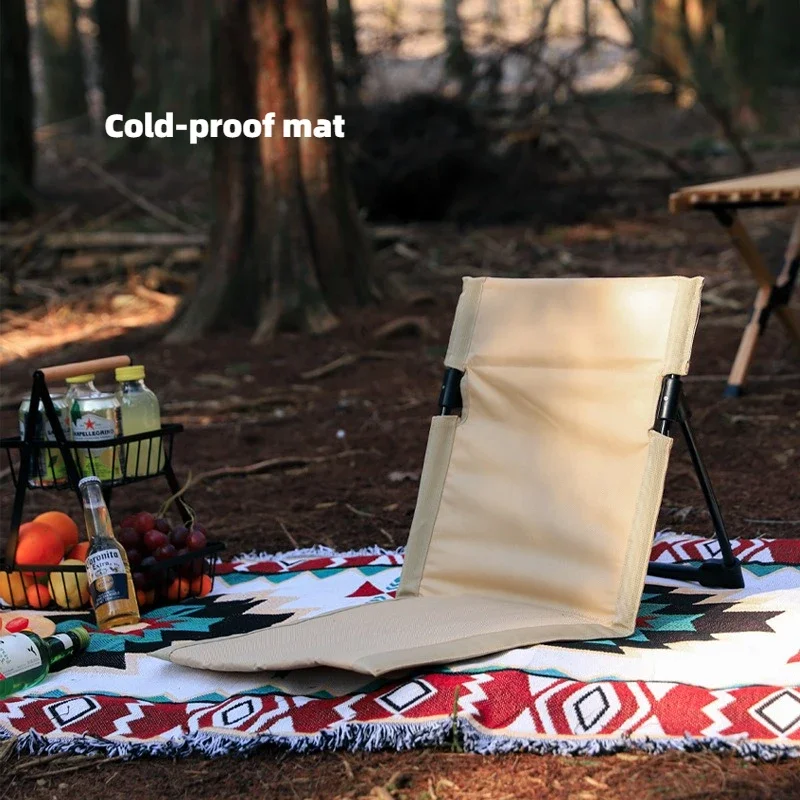 New Balcony Floor Anti Dirty Seat Cushion Travel Single Folding Chair Universal Mats for Activity Venues 3 Styles Length 39/77cm