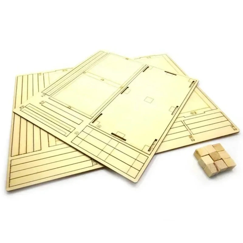 RC 1/14 Mini Ature Transportation Wooden Box Mode for Tamiya Dump Truck for SCANIA MAN VOLVO Tripper Truck DIY Parts