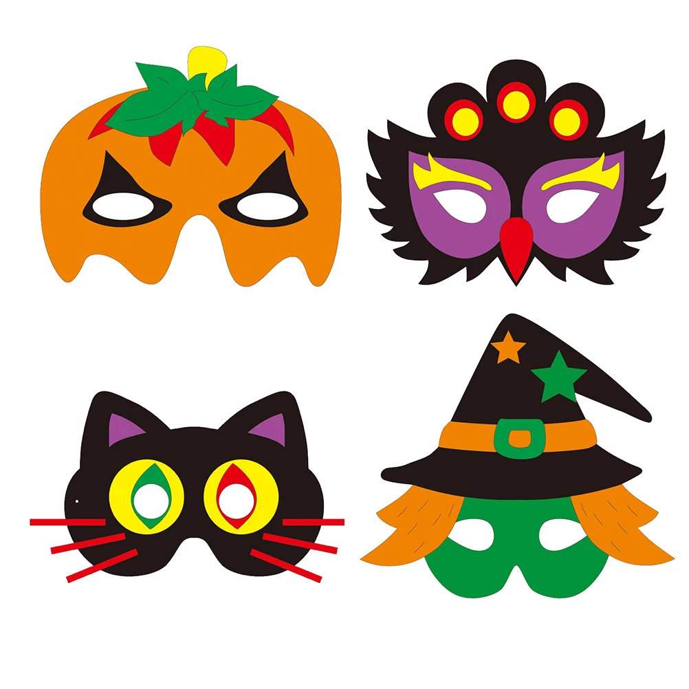 Рисунок 2 - 4 комплекта DIY маска мультяшные