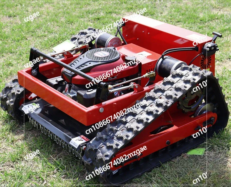 HT550C tracked lawn mower, Longxin intelligent remote control lawn mower, riverbank slope lawn mower