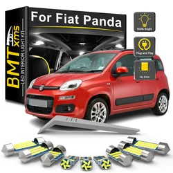 BMTxms LED Interior Light Bulb Kit For Fiat Panda 2 3 II III 169 312 319 2003-2016 2017 2018 Car Reading Dome Trunk Vehicle Lamp