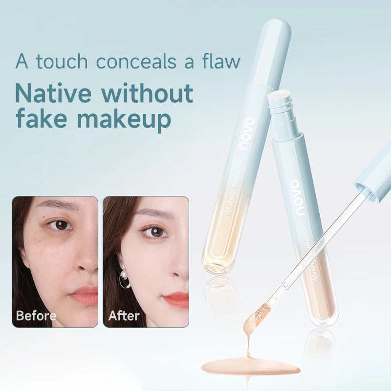 フェイスリキッドコンシーラーマット高カバレッジ防水オイルコントロール保湿長期持続コンシーラーフェイスコレクタークリーム