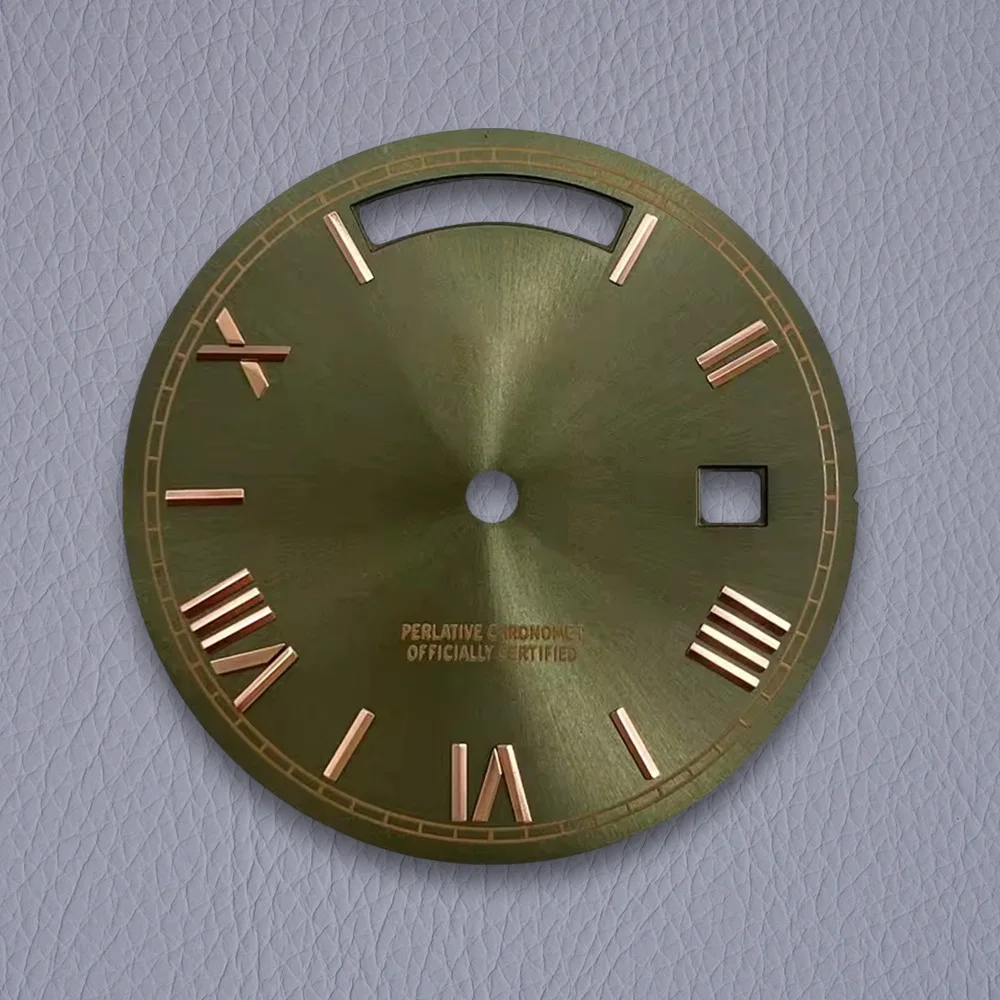 31mm S Logo Dial Day And Date Roman dial Sunray Dial Suitable For 8285 Movement High Quality Watch Modification Accessories