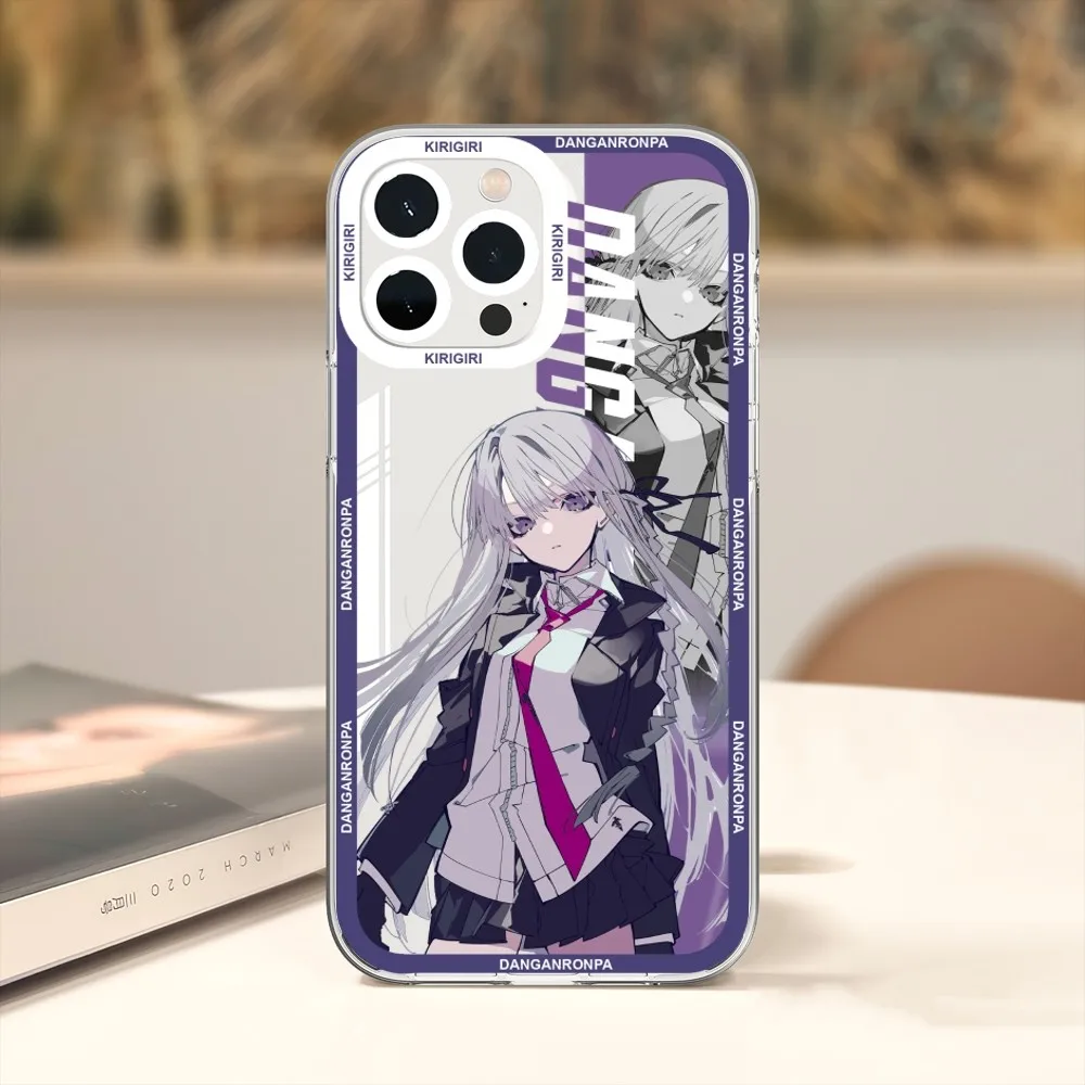 Danganronpa Phone Case For Xiaomi Redmi Note 7 8 9 10 11 Pro Max Transparent Border Shell