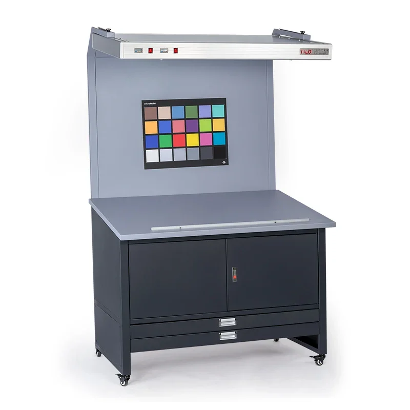 

2026 TILO Colorcontroller CC120-E 120cm Large Size Color Light Table with Drawers Color Light Table Box with D65&D50 Light Sourc