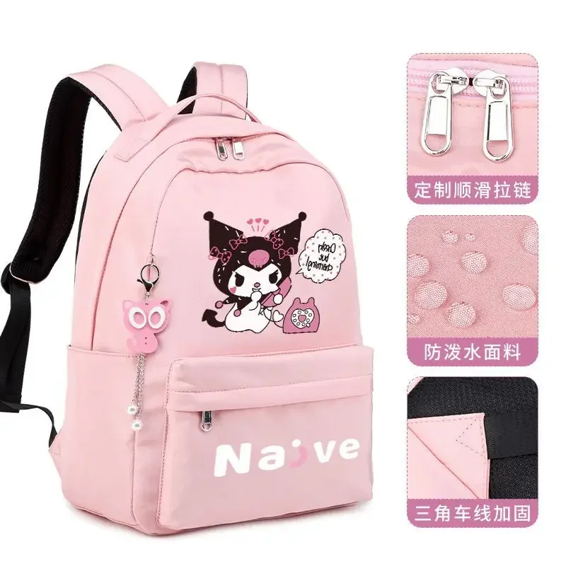 Sanrio Clow M-mochila escolar para mujer, morral bonito de gran capacidad, con reducción de carga, para viaje