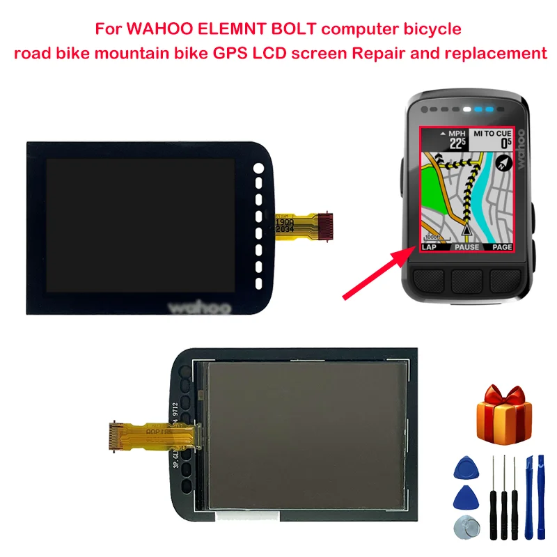 

For WAHOO ELEMNT BOLT (WFCC5) computer bicycle road bike mountain bike GPS LCD screen Repair and replacement