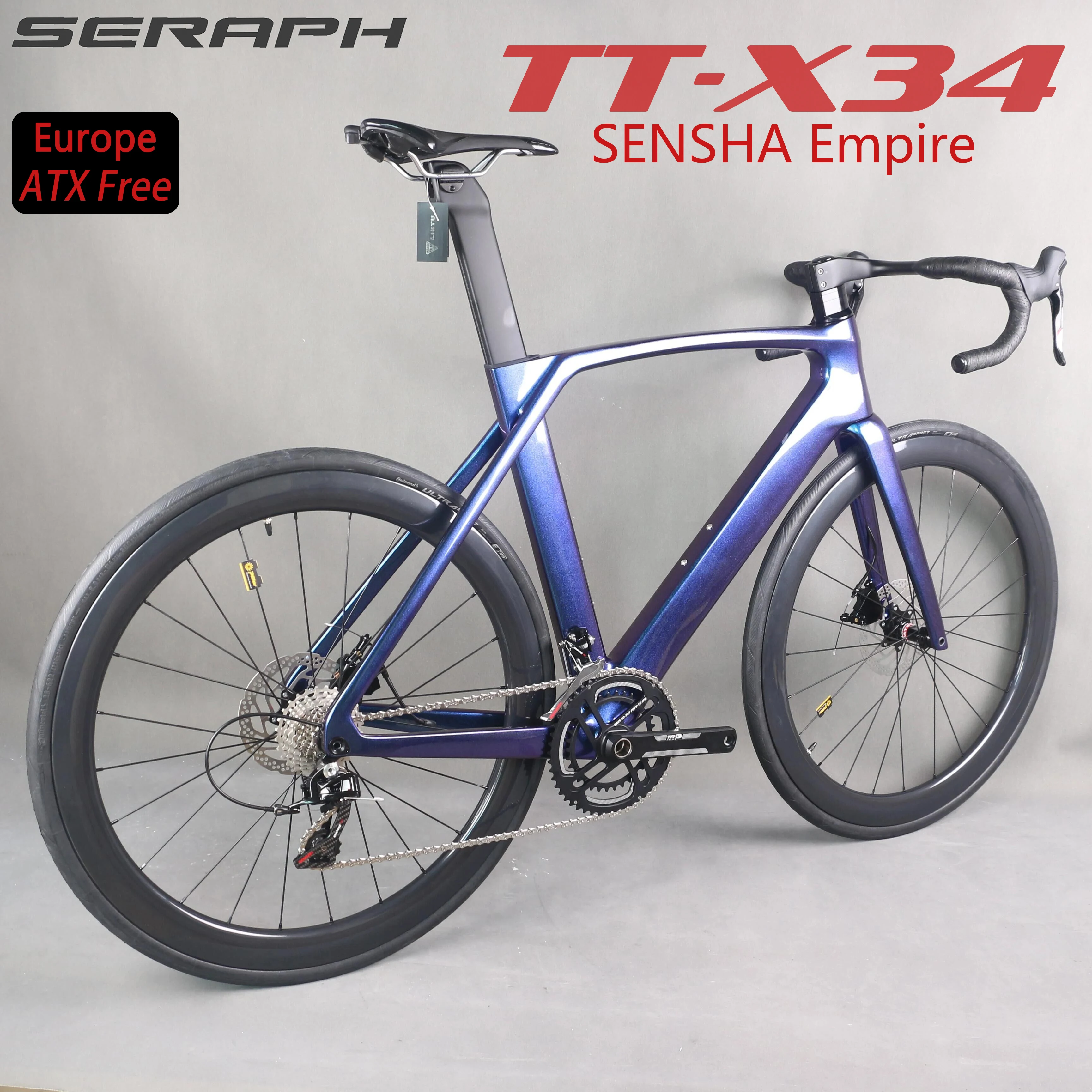 max size 60cm Aero Road Bike Carbon Disc Brake, Bicycle Cycling, Aero Wheel, TT-X34 bike , carbon wheels , Disc bicycle