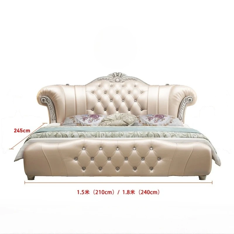 

180X200CM Bed double beds king size frames with head board furniture luxury full marriage bedrooms dorm room essential