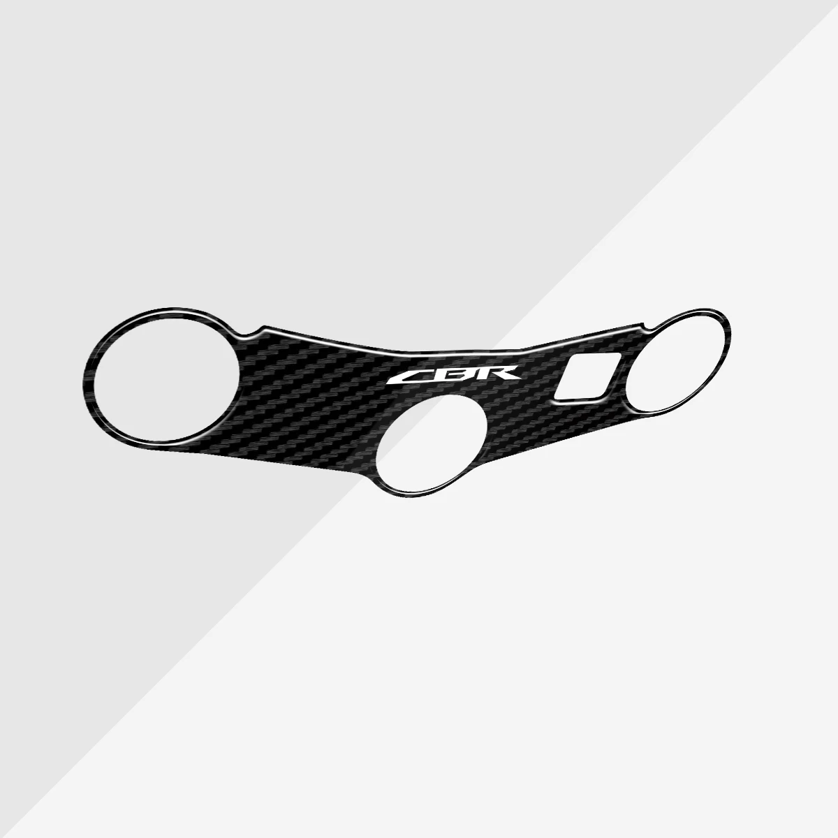 

3D Resin Motorcycle Carbon Fiber Stickers Top Triple Clamp Yoke Case for HONDA CBR600 RR CBR600RR 2003 2004