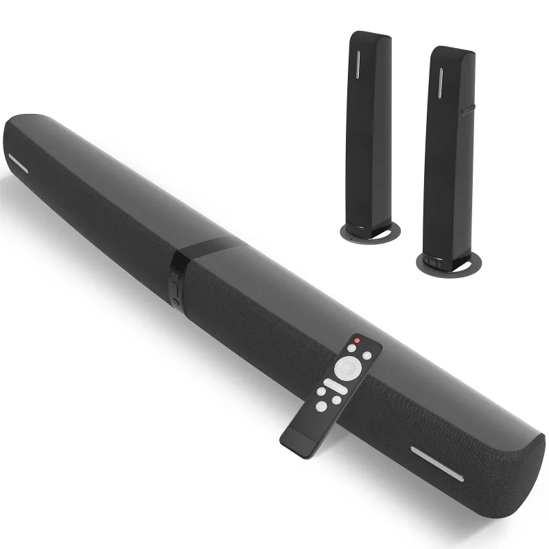 Home Theater System Speaker Soundbar Super Bass Sound Bars for TV with Separable Design for 3 Different Placements