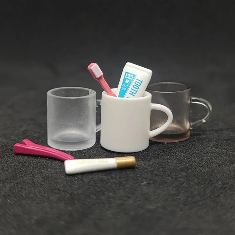 1 szt. Forma silikonowa do kubka do napojów dla lalek, mini kubeczki do domku dla lalek, model, akcesoria dekoracyjne do domku dla lalek, zabawka do zabawy w udawanie