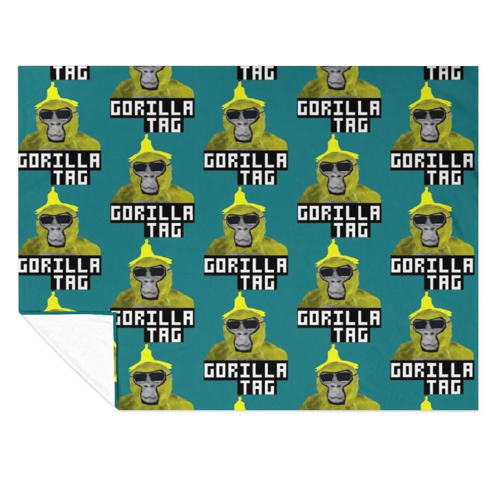

Gorilla Tag Monkey Banana Peel Gorilla Monke Gorilla Tag PFP Maker Throw Blanket christmas gifts Blankets For Sofas Blankets