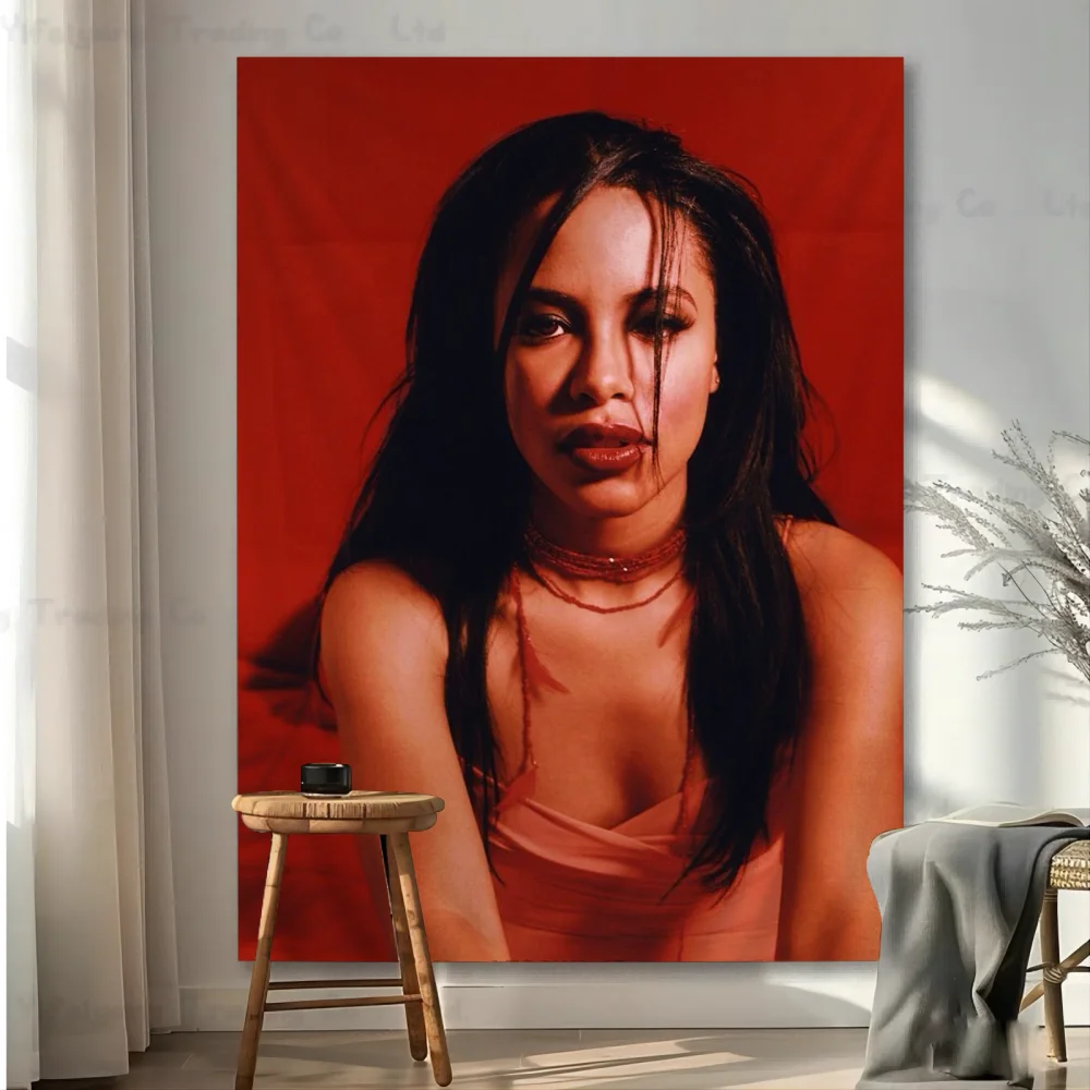 

Singer A-Aaliyah Cartoon Tapestry Bohemian Wall Tapestries Mandala Home Decor