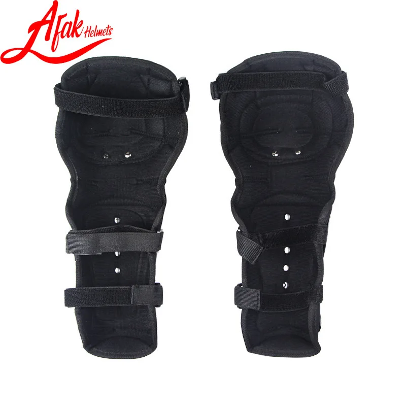 ชุดอุปกรณ์ป้องกันสำหรับขี่มอเตอร์ไซค์ สนับเข่า สนับศอก สี่ชิ้น ทำจากสแตนเลส ป้องกันการล้ม สำหรับขี่จักรยานและออฟโรด