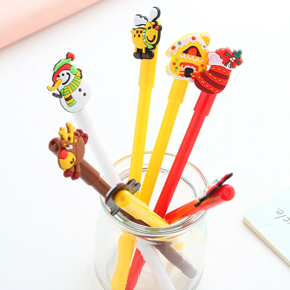 

28Pcs Gel Pen Cute Creative Design Perfect for Students Writing Homework Christmas Stationery Xmas Gift Pen