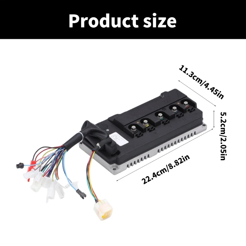 96V High Power Brushless Motor Controller Sine Waves Motor Speed Controller BLDC Motor Controller Modification Accessory