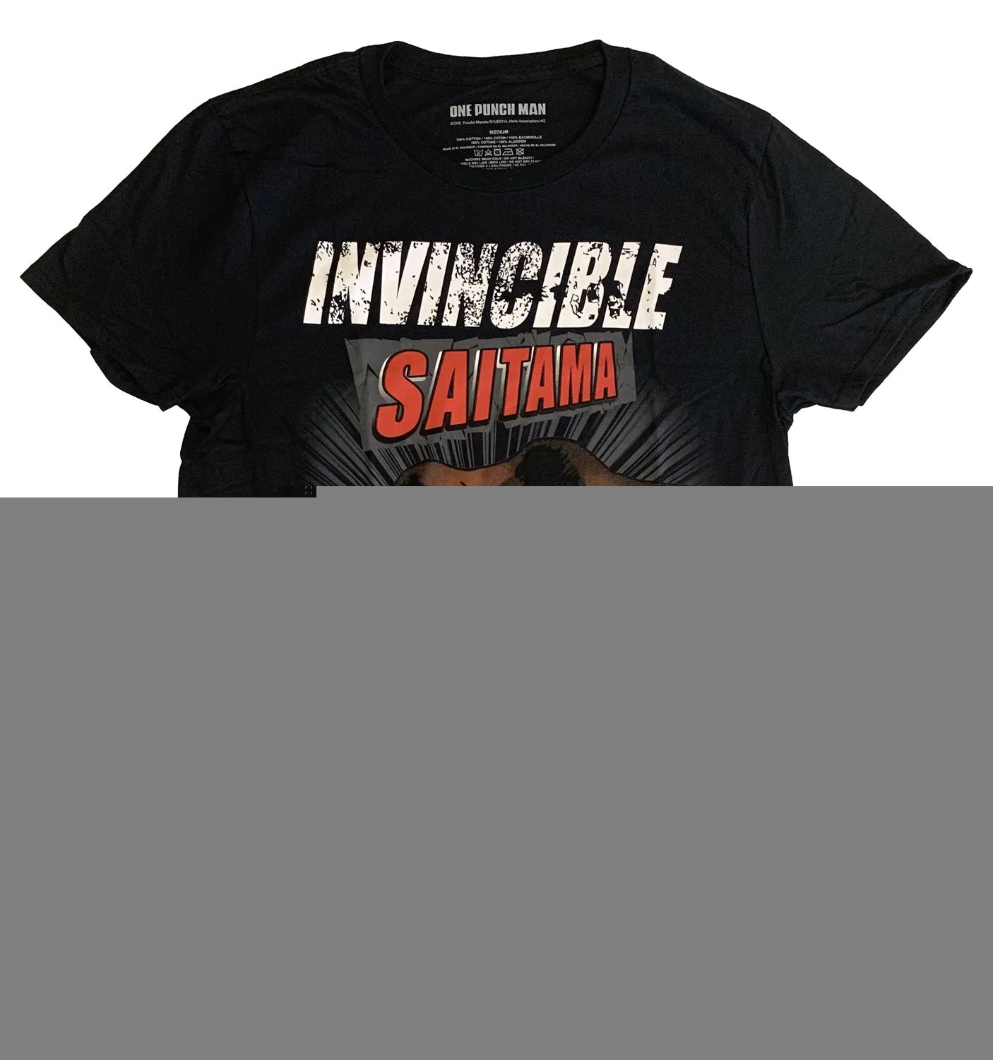 

One Punch Man Invincible Saitama Adult T Shirt