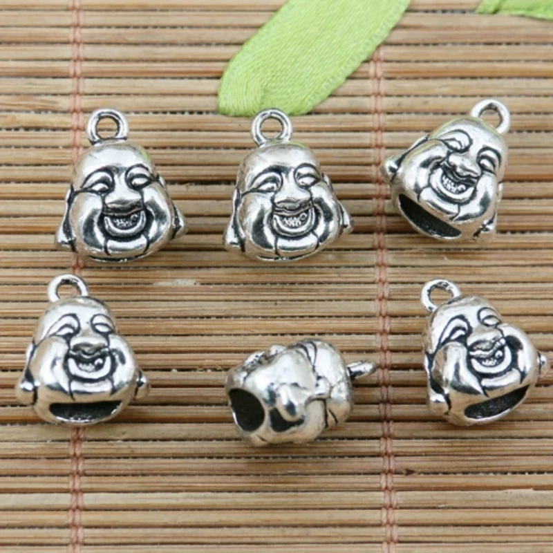 

15pcs Tibetan Silver Color 2sided Buddha Charms EF2314 Charms for Jewelry Making