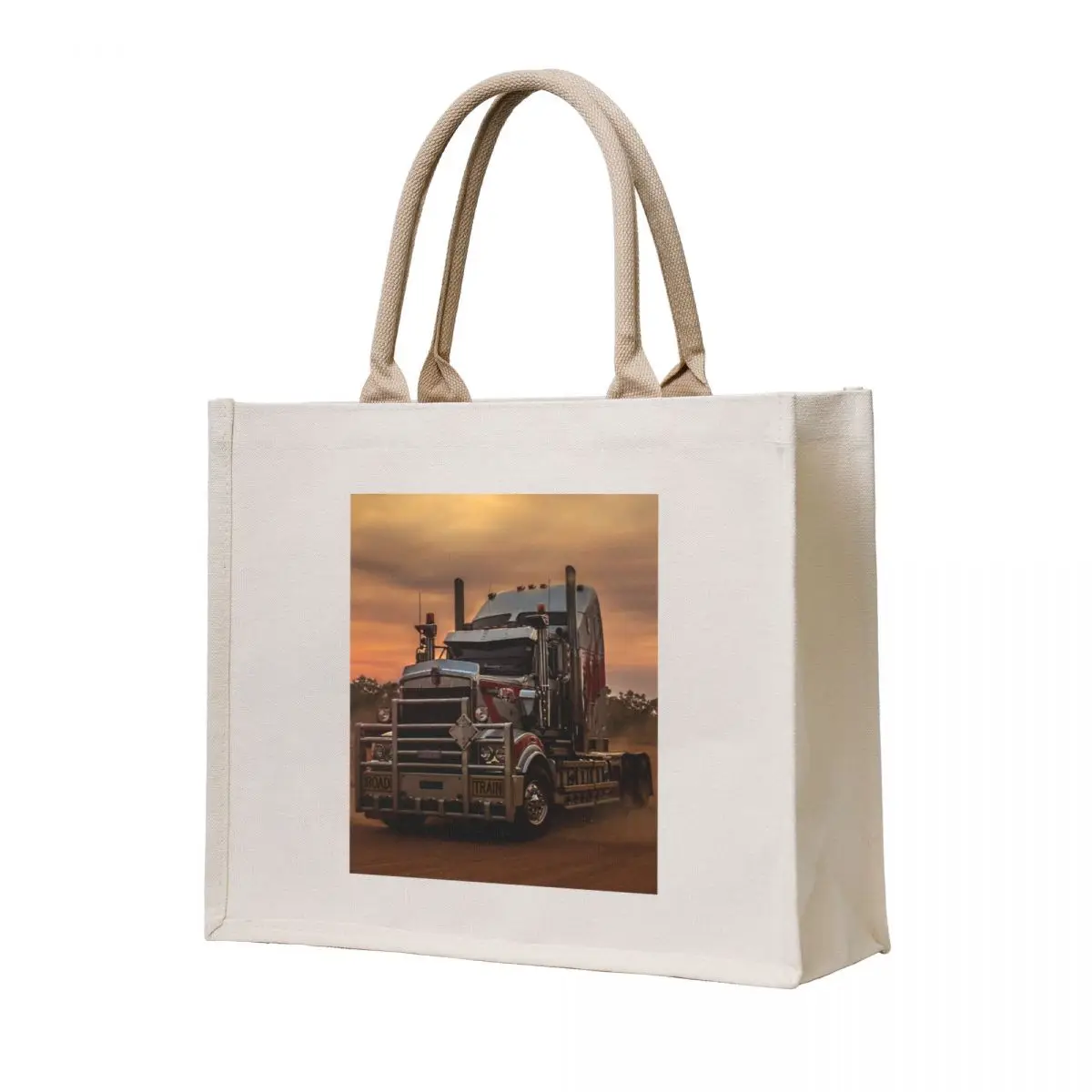 

Prime Mover Kenworth truck at Sunset Tote Bag tote bag men's bag luxury women shopping cart bags tote university