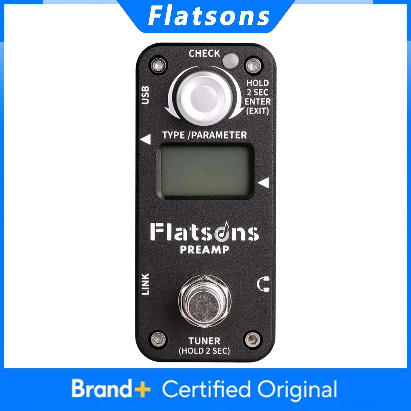 pedal-de-efectos-para-guitarra-electrica-flatsons-fpr1-preamplificador-overdrive-distorsion-heavy-metal-accesorios-para-guitarra-exquisito