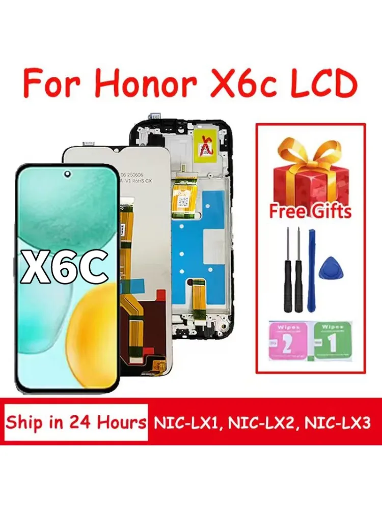 NIC-LX1 NIC-LX2 NIC-LX3 Premium Lcd dla Huawei Honor X6c Wyświetlacz Ekran Dotykowy Digitizer Panel Montaż X6C Ramka Ekranu — zdjęcie produktu 7