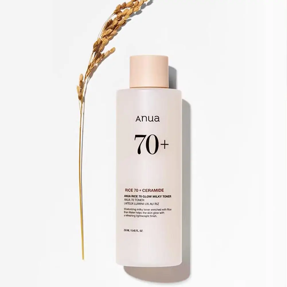 

250ml Rice Toner Moisturizing Firming Skin Soothing Repairing Skin Barrier Nicotinamide Brightening Rice Facial Toner Skin Care