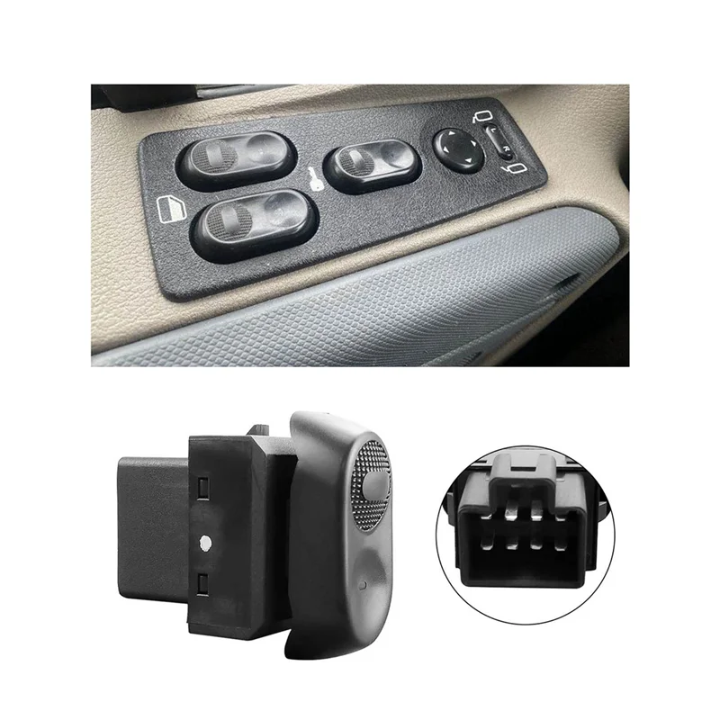 

2X Heavy Duty Window Switch Front Driver Passenger Side For Freightliner Cascadia 2007-2018 901-5203 12862662-A93R
