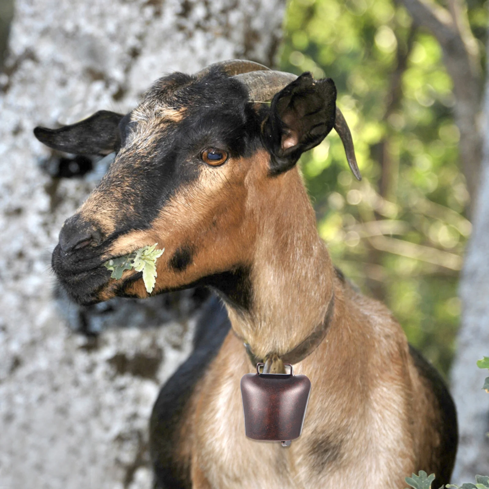 

4Pcs Copper Bell Corrosion-Resistant Hanging Ornament for Livestock Loud Vintage Grazing Bell Farm Animal Identification