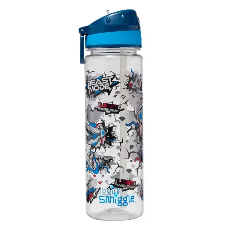 Oryginalny Australia Smiggle Cup Cartoon Children Student Przenośny słomkowy czajnik o dużej pojemności Kubek dziecięcy na zewnątrz Śliczny kubek