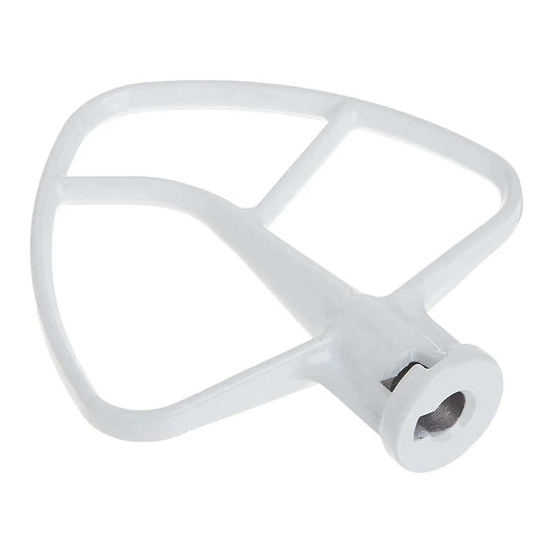 1 Set K45B Flat Beater Coated Flat Beater White 4.5Qt Paddle For Kitchenaid Mixer Attachments