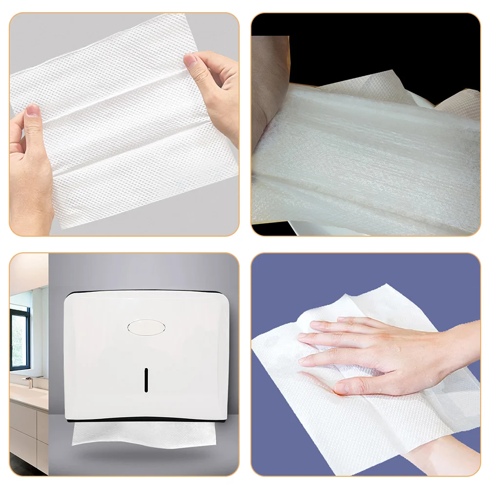 5 Bags Paper Towels Kitchen Hotel Napkins for Hands Multipurpose Dispenser Convenient Bathroom