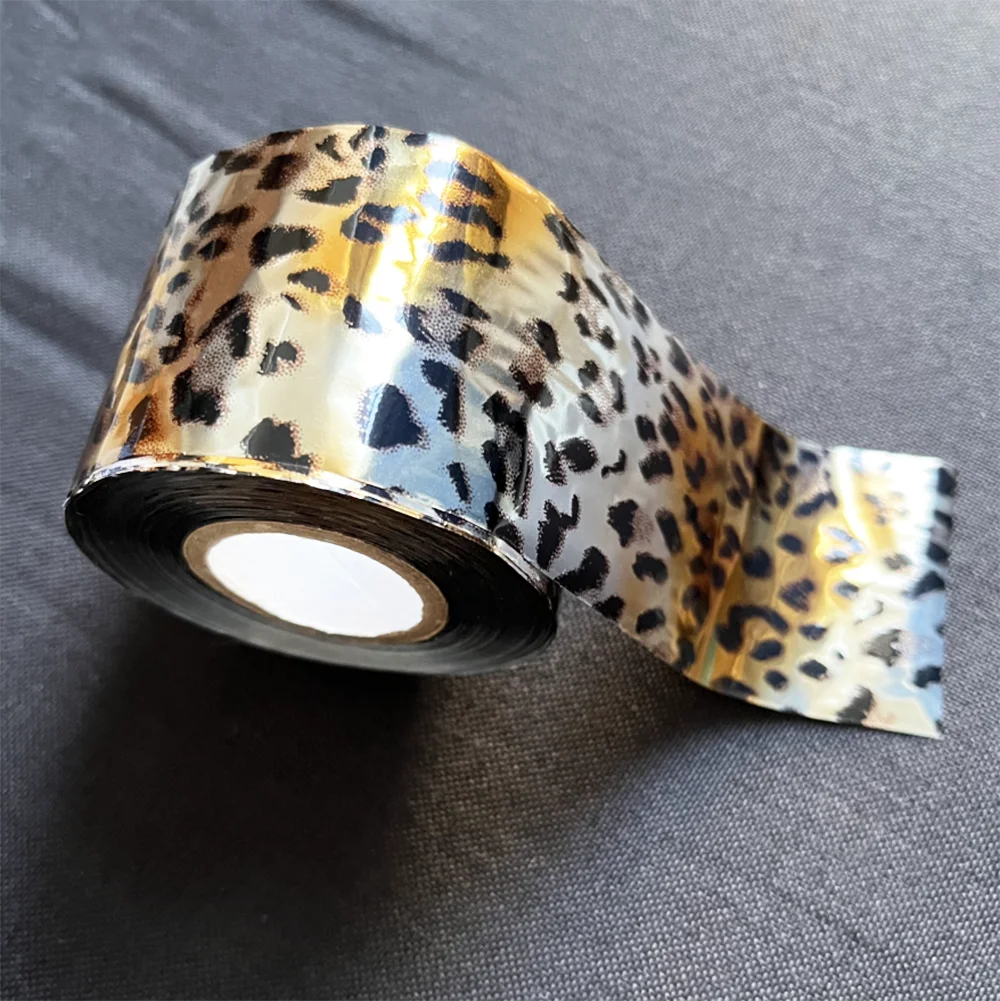 

Leopard Print Hot Stamping Foil Heat Transfer Film 4CM x 120M Decoration DIY Hard Lure Bait Making Artificial Lures Accessories