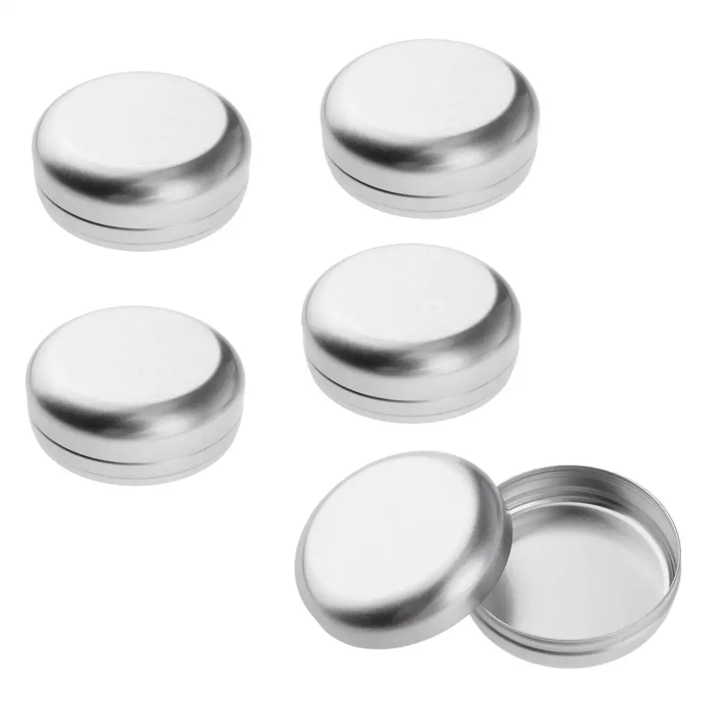 5ชิ้น100มล. ภาชนะบรรจุลิปบาล์มหม้อเทียน