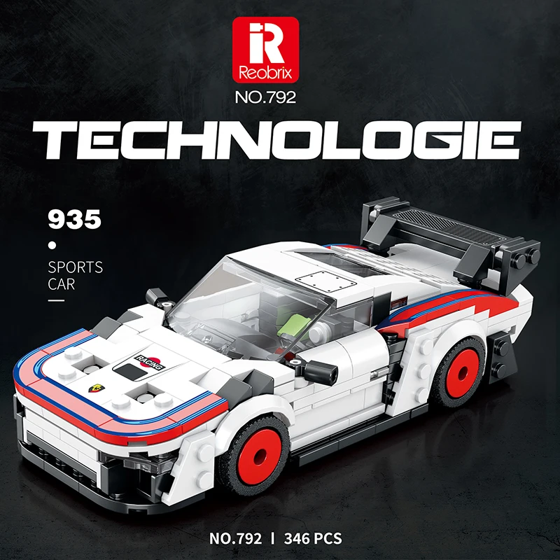 387개 테크놀로지 792 자동차 블록 MOC 브릭 하이테크 아이디어 장난감 키트 컬렉션 DIY 선물 어린이 및 성인용