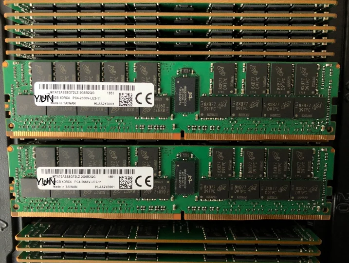 1pcs for MTA72ASS8G72PSZ-2S6G1QG 64G 2S2RX4 PC4-2666V-RB2 server memory