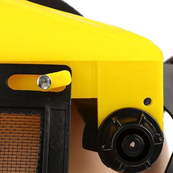 

Stainless Steel Garden Grass Trimmer Safety Helmet Hat With Full Face Mesh Protective Mask For Brush Cutter Forestry Protect