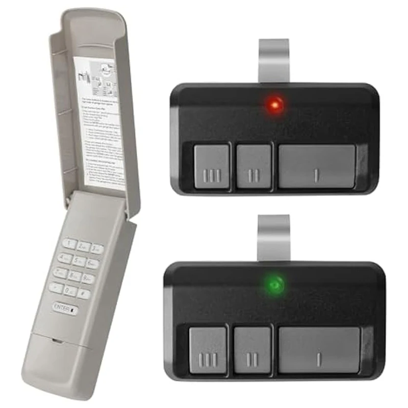 877MAX Garage Door Keypad, With 2Pack 893MAX Garage Door Opener Remote Parts Accessories For Garage Door Opener Since 1993