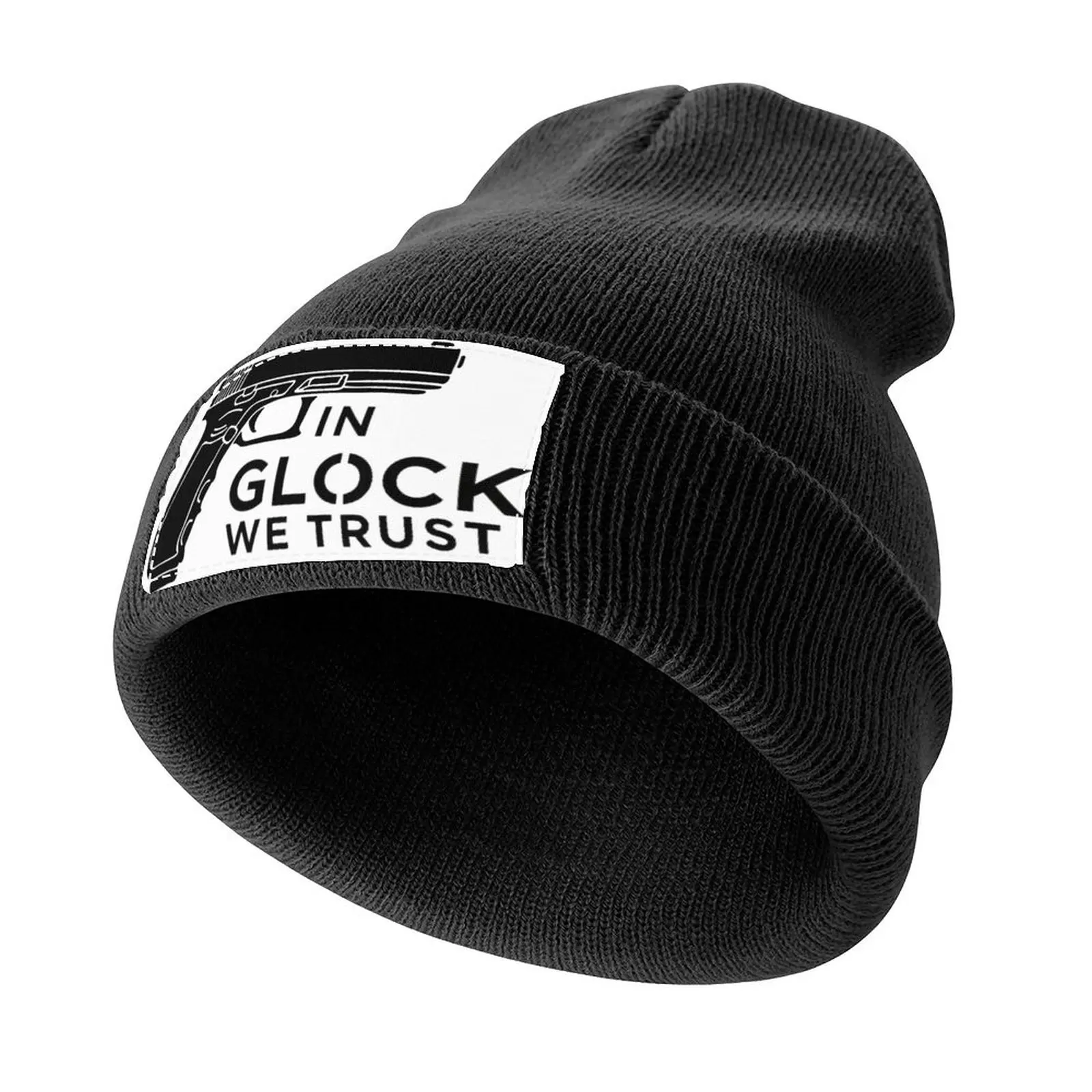 In Glock We Trust : Stylish and Elegant Design Knitted Cap fishing hat custom Hat Beach Women's Beach Visor Men's