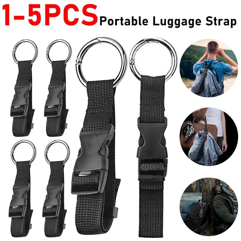 

Travel Luggage Fixed Strap with Release Buckle Portable Luggage Strap Anti-Theft Suitcase Carrier Strap Outdoor Small Tools
